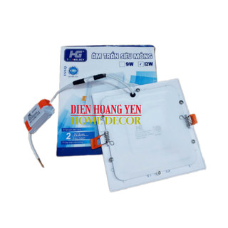 Bóng Đèn Led Âm Trần Downlight 12W - Vuông