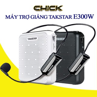 Máy Trợ Giảng TAKSTAR E300W, Mic Không Dây Có Bluetooth, Công Suất 10W, Không Dây Công Nghệ UHF