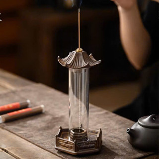 Tháp Xông Trầm Hương Chảy khói ngược Nhỏ Giọt từ Gốm Thủ Công - Decor, Decor Phòng Top 1 Shoppe
