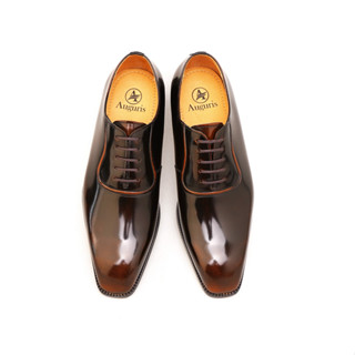 Giày Oxford Nam chất liệu  Da bê  mã giày  10-B610  Auguris color Red Brown
