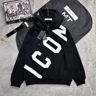 Áo Hoodie Icon HDSHOP Áo Hoodie Nam Nữ Form Rộng Mũ 2 Lớp Chất Nỉ Hàng Xuất Cao Cấp Trơn Dây Rút Dài Tay Local Brand