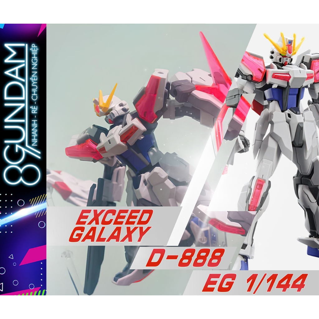[CÓ SẴN] Mô Hình Lắp Ráp Entry Grade EG D-888 Exceed Galaxy KO