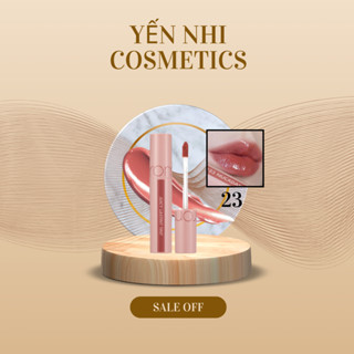 Son tint Romand Juicy Lasting Tint màu 23 Nucadamia Màu Đỏ Nâu Nude.YENNHISHOP