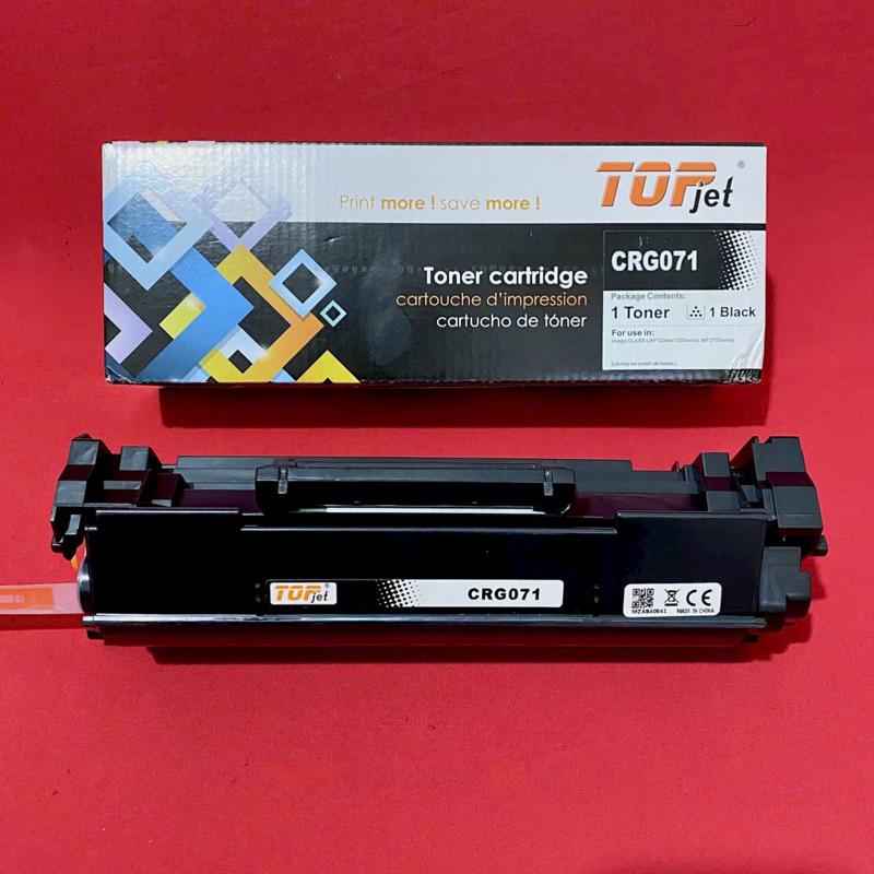 Hộp mực Topjet CRG071 có chíp- Dùng cho máy in Canon 121dn,122dw,271dn,274dn,272dw,275dw