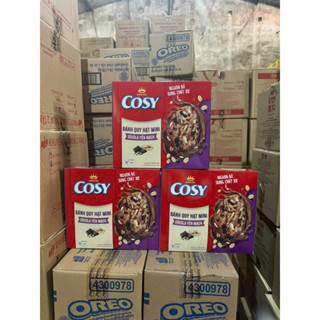 Bánh Quy Yến Mạch Cosy Hộp Giấy 196g (7 gói x 28g)