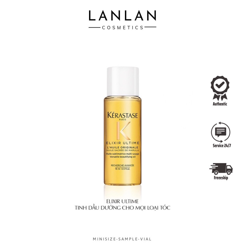 Dầu Dưỡng Tóc Phục Hồi Kerastase Elixir Ultime [Mini 15ml]