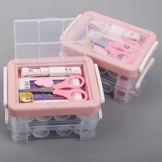 Hộp Kim Chỉ Khâu 2 Tầng 30 Món Tiện Dụng