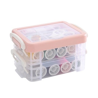 Hộp Kim Chỉ Khâu 2 Tầng 30 Món Tiện Dụng