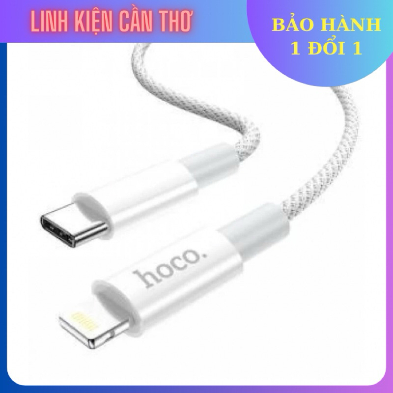 Cáp sạc iphone dây dù chống gẫy sạc nhanh 20W hãng Hoco X56 PD
