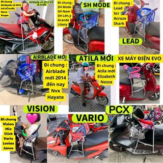 Ghế ngồi xe tay ga cho bé