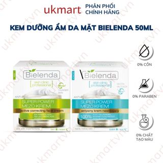  Kem Dưỡng Bielenda Super Power Mezo Skin Clinic Correcting Sáng Da,Mờ Thâm Moisturizing Dưỡng Ẩm 