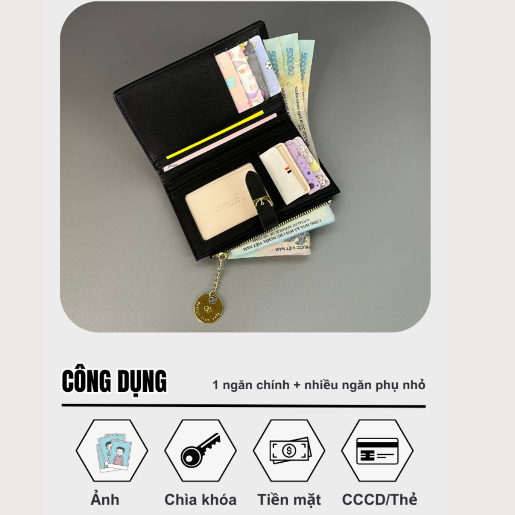 Ví Nữ Dài Cầm Tay FOREVER YOUNG Da Mềm Nhiều Ngăn Tiện Dụng Chất Cực Đẹp PL01 - Tukado | BigBuy360 - bigbuy360.vn