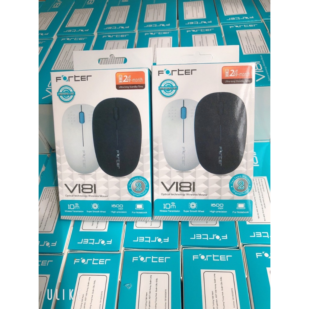 CHUỘT KHÔNG DÂY FOTER V181 NHẬP KHẨU +tặng kèm pin bảo hành 12 tháng