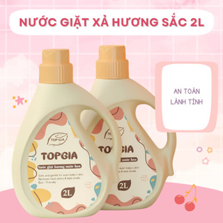 Nước Giặt Xả Sắc Hương Top Gia 2L Làm Sạch Dễ Dàng, Lưu Hương 72h, Không Gây Khô Da Tay