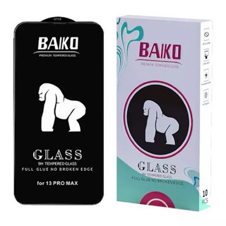 Kính cường lực iphone hãng Baiko full màn hình iphone x,xsm,11,12,13,14pm,15pm