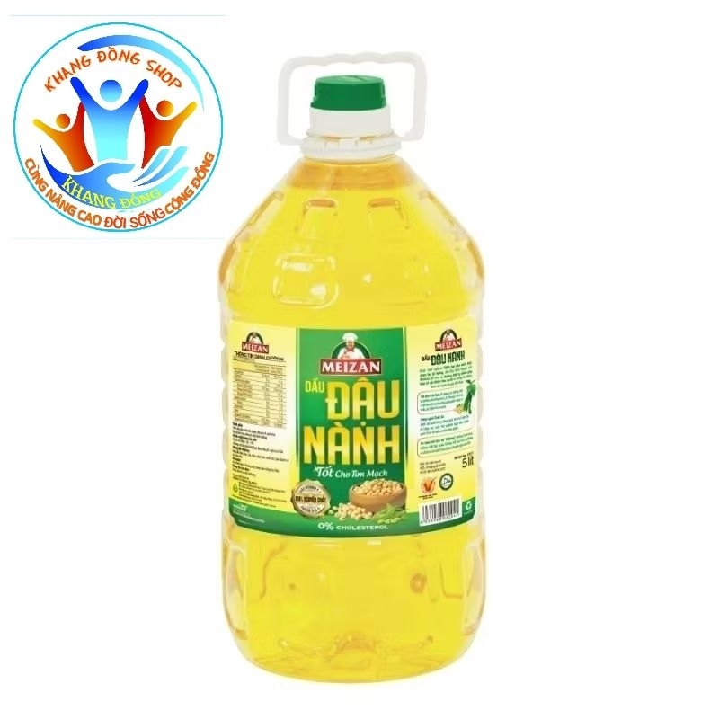 DẦU ĂN Meizan Dầu đậu nành 5 Lít.
