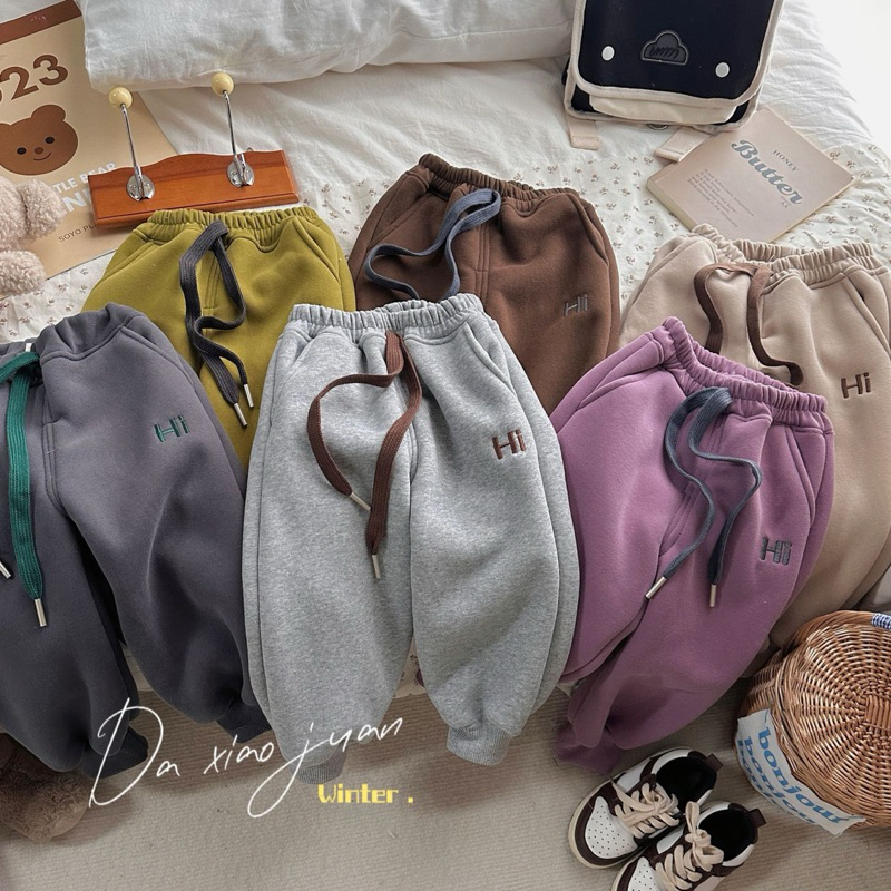  Combo 3 và 6 quần nỉ bông cho bé trai và bé gái 