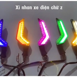 [1 Đôi] Xi nhan chữ Z xe điện x men,133s,xe máy Xi nhan chữ Z led audi hiệu ứng nước chảy