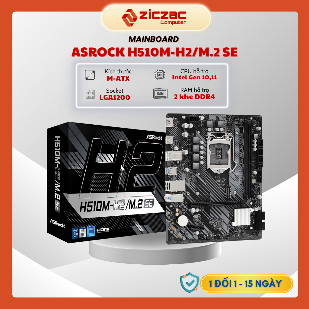 Mainboard ASRock | Colorful H510M M.2 DDR4  - Chính hãng