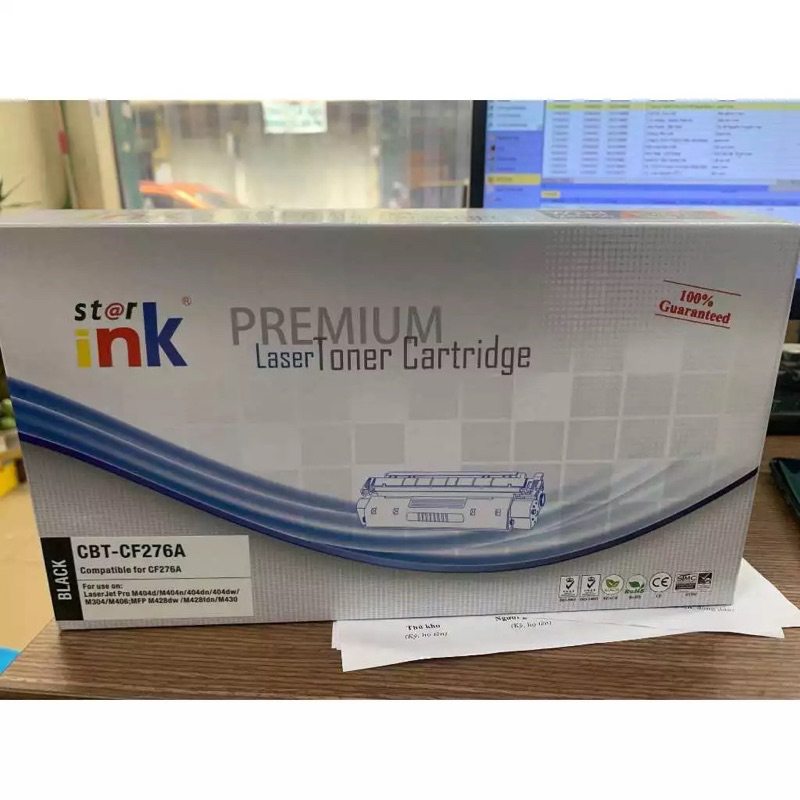 Hộp Mực in 76a dùng cho máy HP LaserJet Pro M404/M428fdw - CF276A Không chip