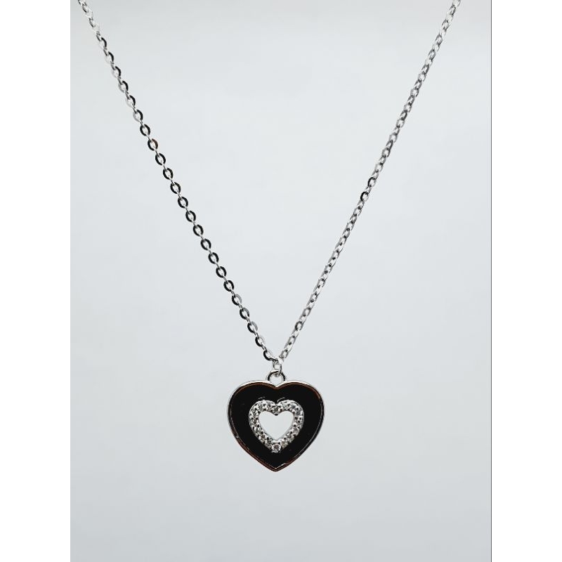 dây chuyền và mặt xi bạch kim