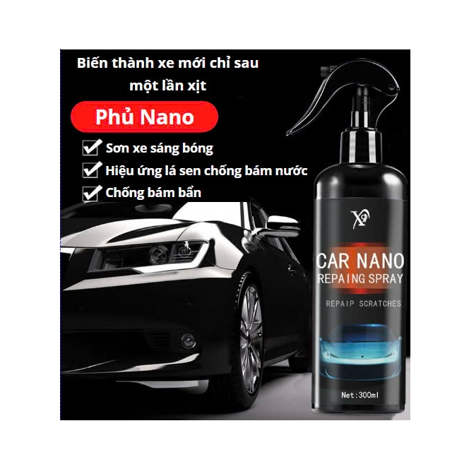 Bình Xịt Phủ Bóng Xe Nhập Khẩu Mỹ - Car Nano 300ml