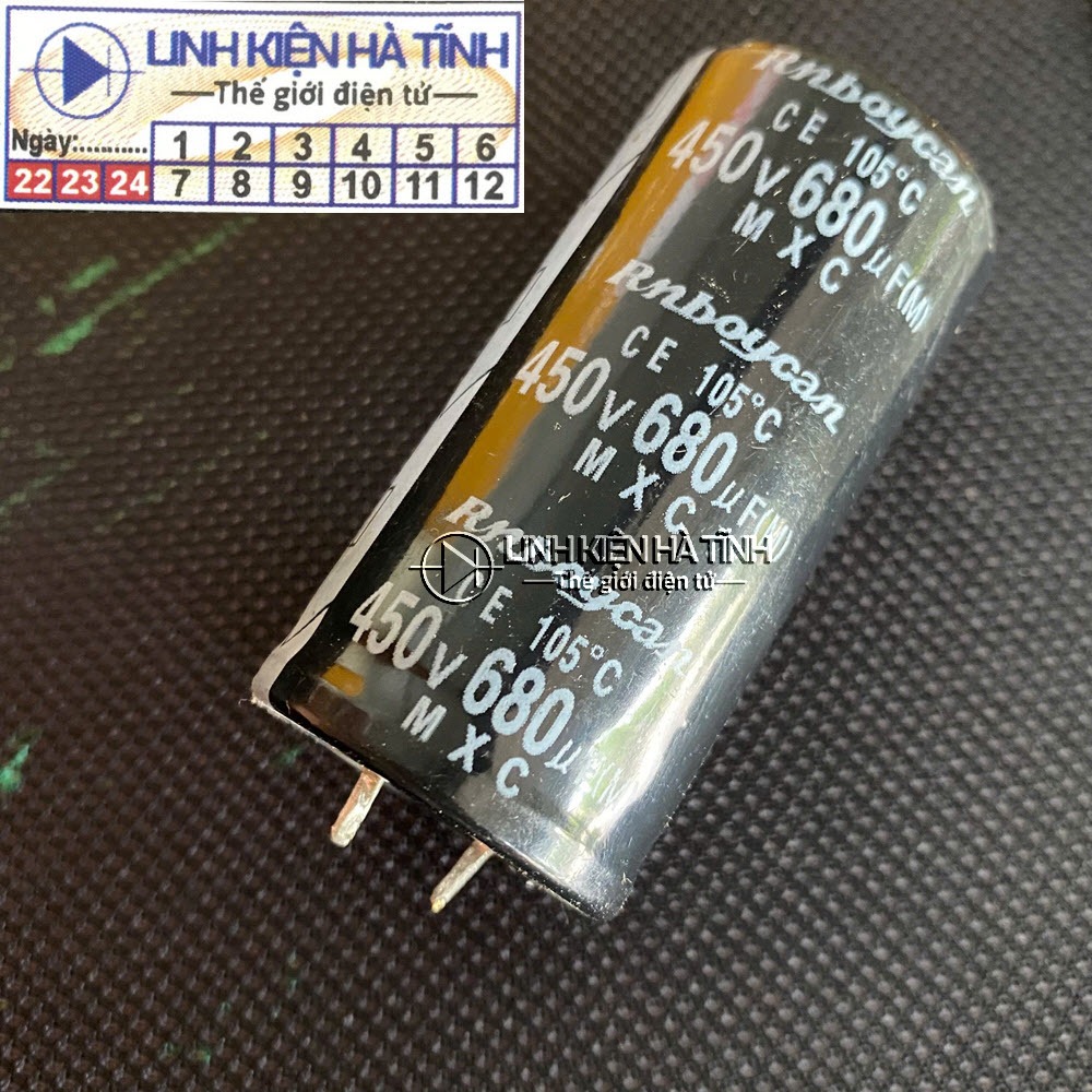 TỤ 680UF 450V 30X60MM
