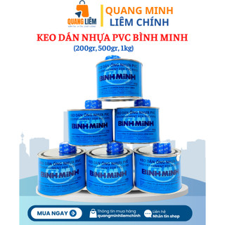 Keo Dán Ống Nhựa PVC BÌNH MINH (200gr, 500gr, 1kg)