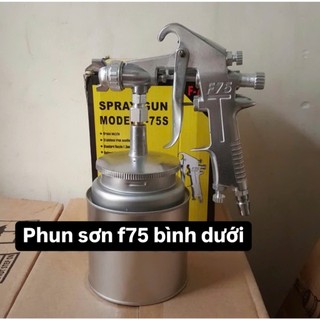DỤNG CỤ PHUN SƠN F75 BÌNH DƯỚI 500CC ĐẦU PHUN 1.8MM