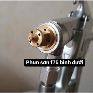 DỤNG CỤ PHUN SƠN F75 BÌNH DƯỚI 500CC ĐẦU PHUN 1.8MM