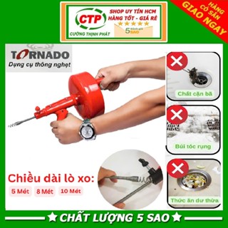 Dụng cụ thông cống cây thông cống dây lò xo thông cống