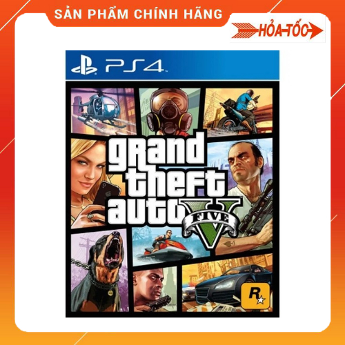 Đĩa game Ps4 Grand Theft Auto 5 (GTA 5 Ps4) - 2nd