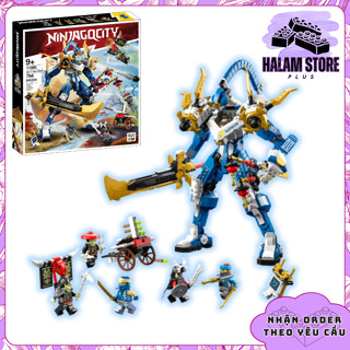 [HALAM STORE] Đồ chơi lắp ráp Ninjago EVO 11085 7105 - Mô hình Ninjagocity Mech Jay Titan - 831 mảnh