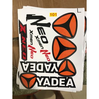  Full bộ tem logo Yadea xmen Neo dán xe điện xmen và các loại xe điện 
