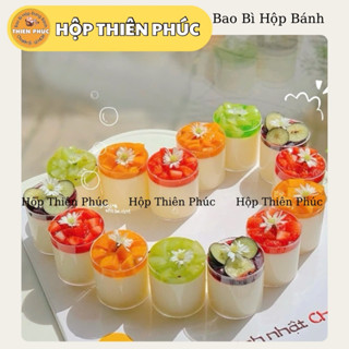 100 Ly LC86 đựng  panna cotta 60ml - Ly mousse trang trí tiệc teabreak - Ly tròn LC86 đựng panna cotta 60ml