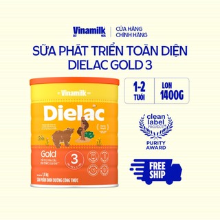  Sữa bột Vinamilk Dielac Gold 3 - Hộp thiếc 1400g 
