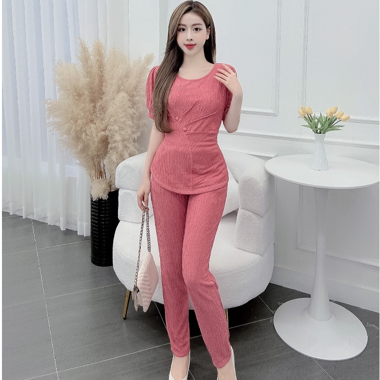 Bộ đồ nữ trung niên cho mẹ Quần Dài Thun Xốp Nhật Dài - cn132