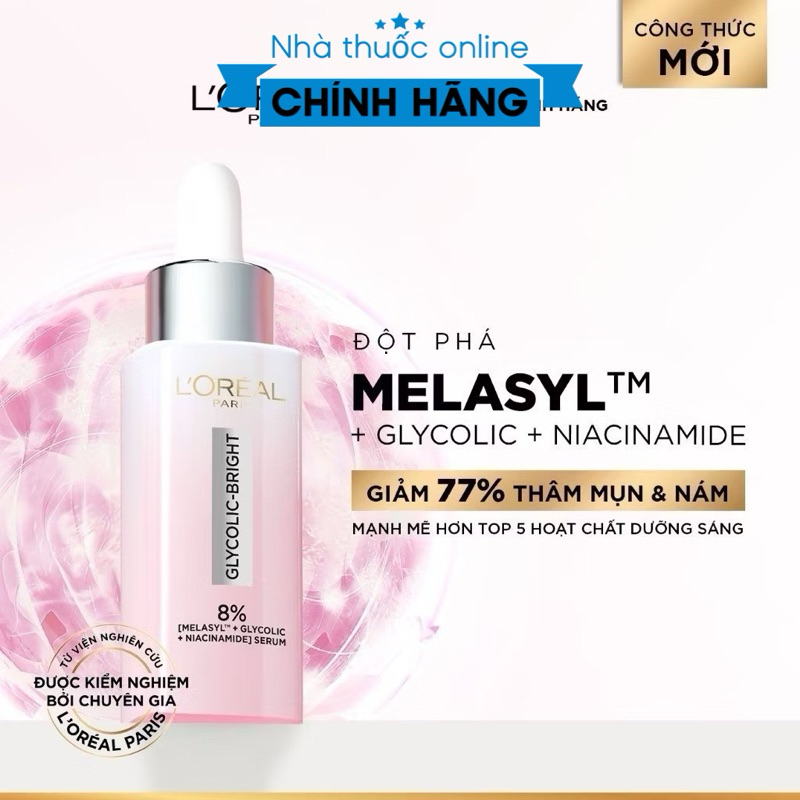 Serum Dưỡng Chất L'oreal Revitalift Hyaluronic Acid Serum Căng Mịn và Sáng Da 30ml