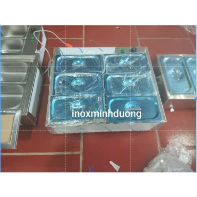 Thùng giữ nóng thức ăn, hải sản, hâm nóng buffet lẩu nướng 6 khay 3.5 lít