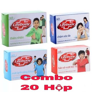  SỈ COMBO 20 _ Xà bông cục Lifebuoy bảo vệ vượt trội 90g Đủ Màu 