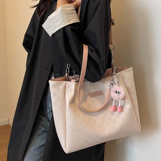 Túi xách nữ túi tote đeo vai công sở thời trang da PU cao cấp Thời trang Vừa A4 tặng móc gấu_TDC304