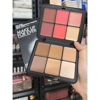  Bảng che khuyết điểm + má kem Make Up For Ever HD Skin Face Essentials Palette 25.8g 