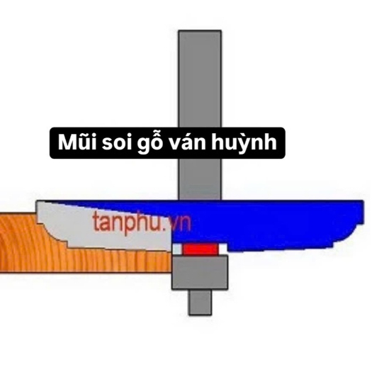 MŨI PHAY GỖ ĐÁNH VÁN HUỲNH PANO H10