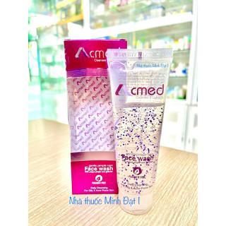 Sữa rửa mặt Acmed - Tẩy tế bào chết, giảm dầu nhờn cho da