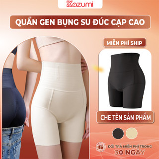 Quần Gen Nịt Bụng KAZUMI Dáng Đùi Cạp Cao, Quần Gen Chất Su Đúc  Định Hình Eo Có Nẹp Chống Cuộn A16