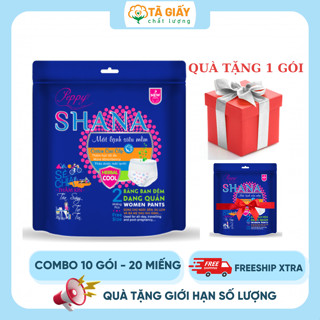 [ Mua 10 tặng 1] COMBO 10 gói Băng vệ sinh dạng quần SHANA cho bé gái tuổi teen