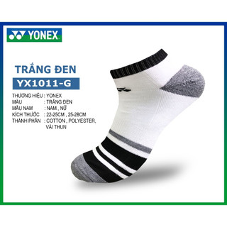 Tất ( vớ ) cầu lông yonex _ siêu thấm hút , chống mùi ,mềm mại , bền , rẻ,đẹp YX1011