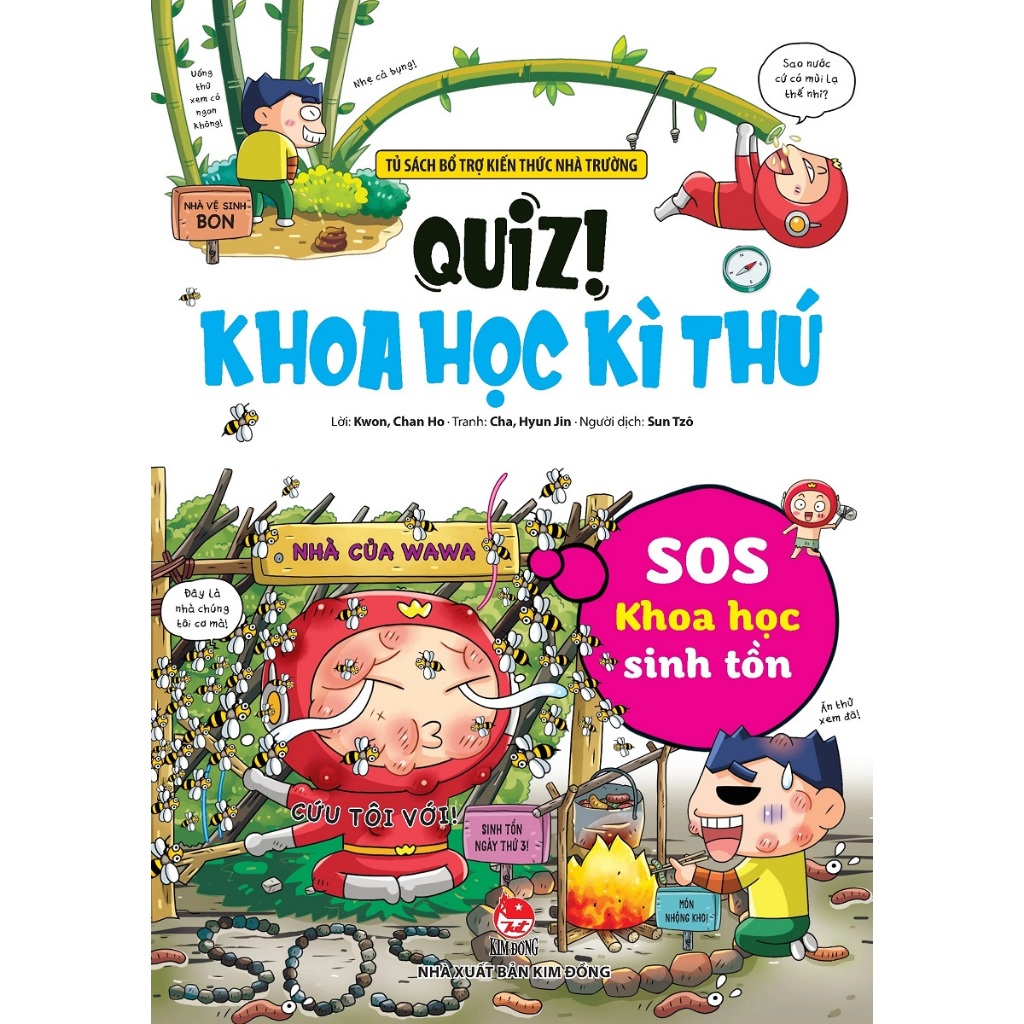 Sách - Quiz Khoa Học Kì Thú - SOS Khoa Học Sinh Tồn