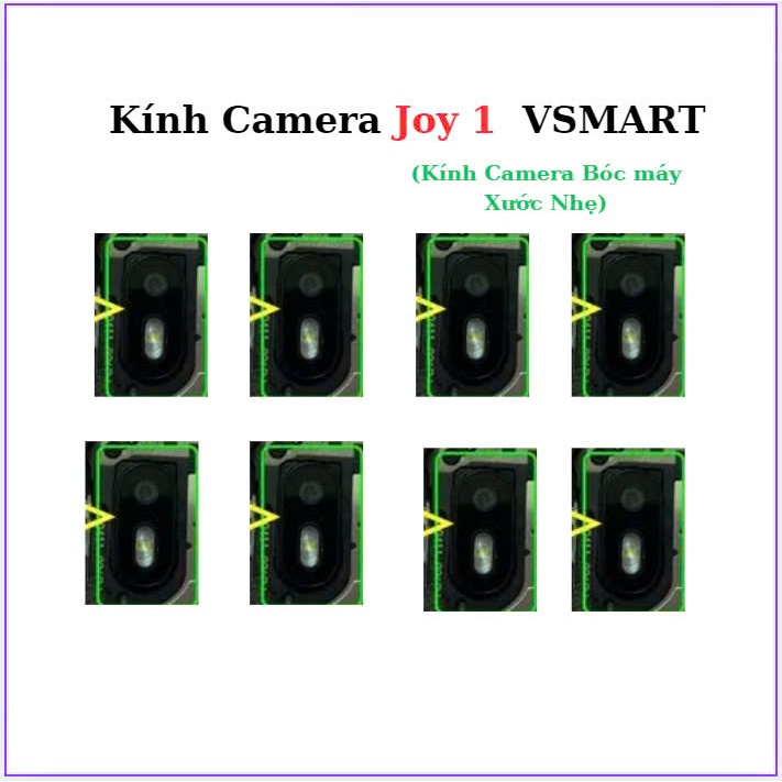 kính camera  vsmart V3002,Joy 1 ,bóc máy xước nhẹ