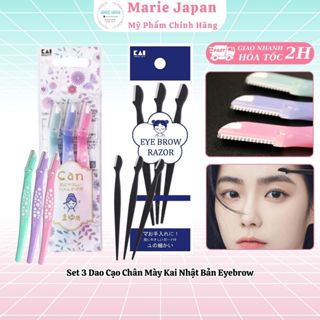 Set 3 Dao Cạo Chân Mày Kai Nhật Bản Eyebrow
